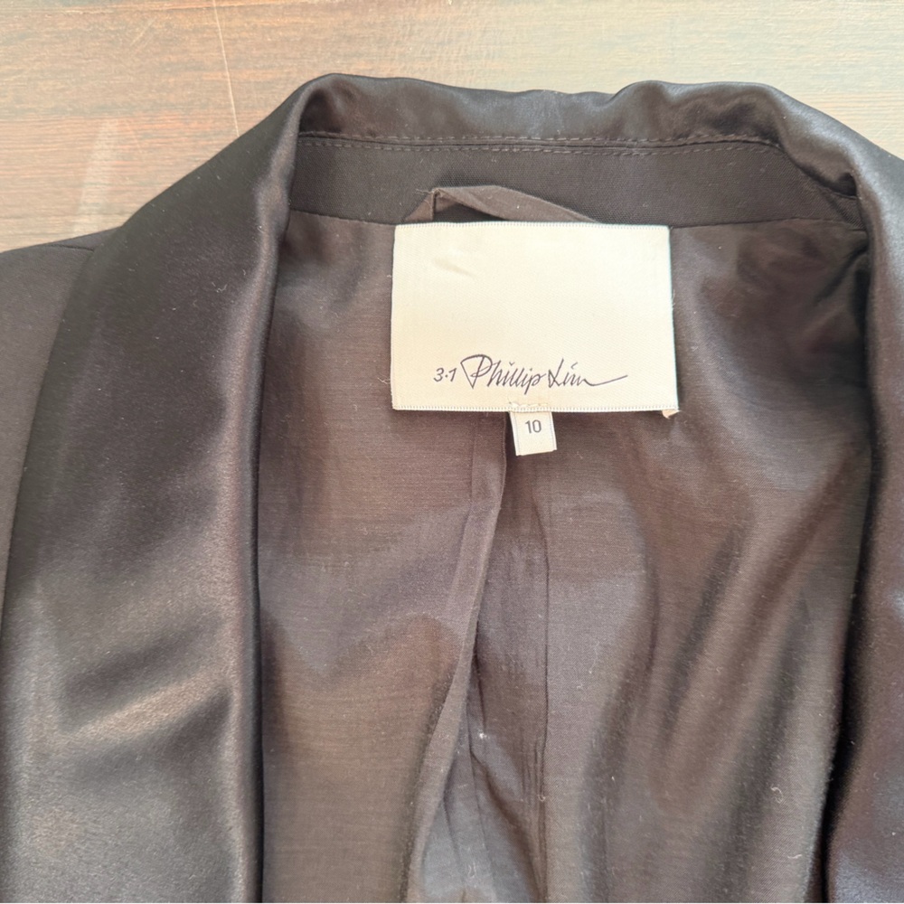 3.1 Phillip Lim Shawl Lapel Blazer, size 10 - Picture 4 of 7